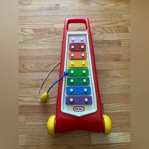 Vintage Little Tikes Pull Along Xylophone Musical Toy